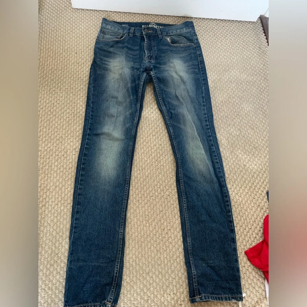 Blue Notes Men’s Skinny Leg Blue Denim Jeans Size 31/34